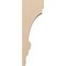 Ekena Millwork 5"W x 10"D x 30"H Thin Diane Rough Cedar Woodgrain TimberThane Corbel, Primed Tan CORUR05X10X30DIARCPR - alternate 5
